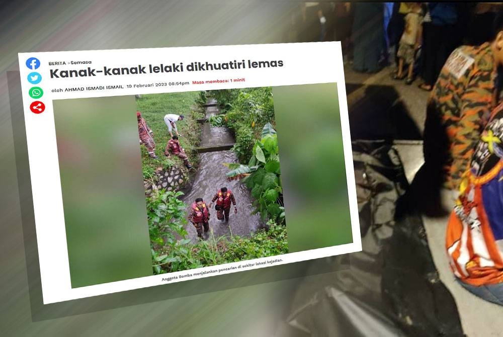 Laporan Sinar Harian pada Ahad. Mayat mangsa diserahkan kepada pihak polis untuk tindakan lanjut.