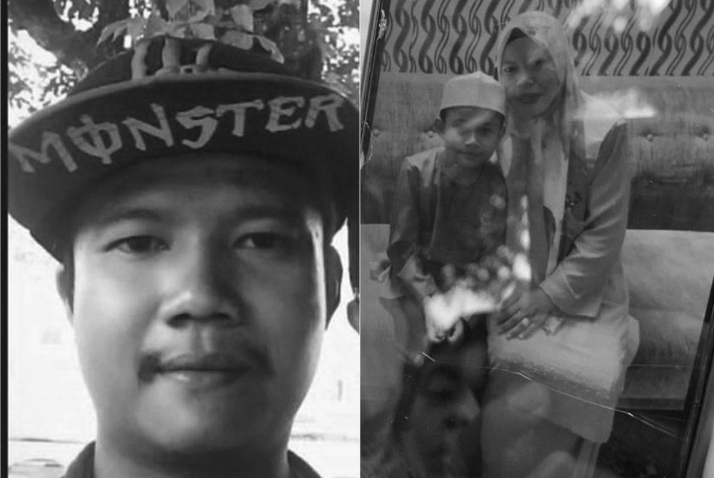 Dari kiri: Mohammad Shahril , Habsah bersama Muhammad Dany Lukman Naim.