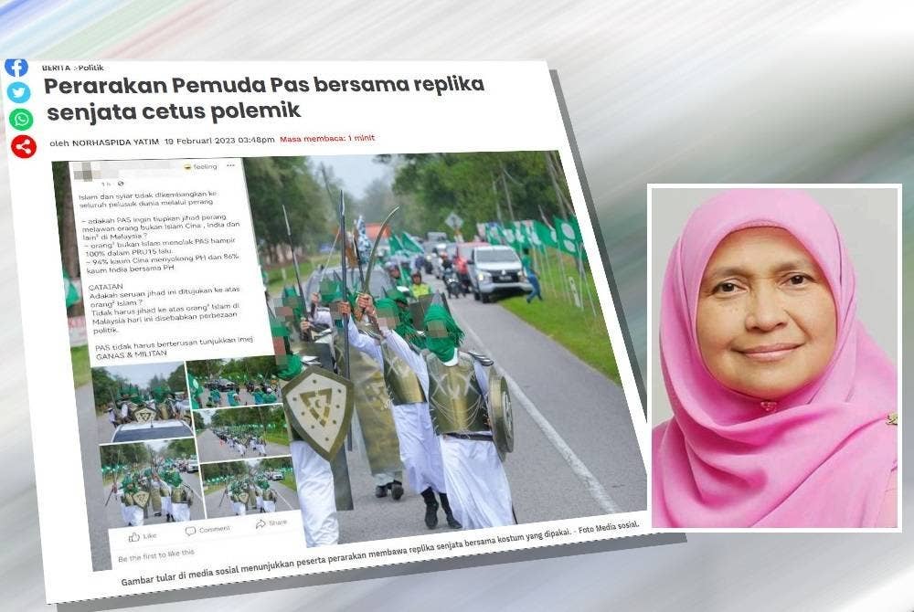 Laporan Sinar Harian pada Ahad. (Hafidzah)