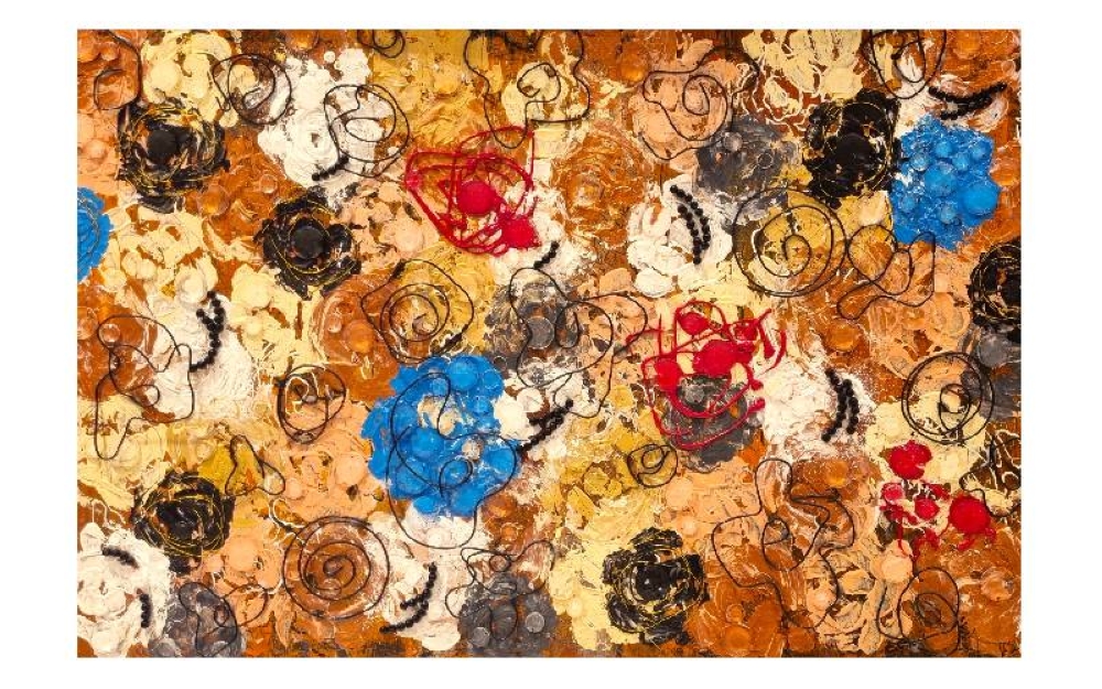 Walaupun Roslan tidak mempunyai latar pendidikan formal dalam seni tampak, namun beliau berjaya menghasilkan lukisan abstrak bernilai tinggi seperti karya bertajuk Kerongsang ini mempunyai makna yang tersendiri.