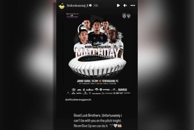 Hantaran Liridon di laman sosialnya bikin TMJ 'panas', namun catatan itu sudah dipadamkan. - Foto Instagram Liridon