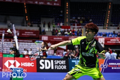 Justin muncul johan dalam acara perseorangan lelaki Kejohanan Cabaran Antarabangsa Uganda 2023, pada Ahad.