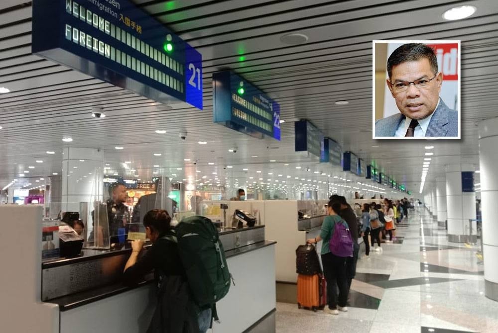 Kerajaan akan mula melaksanakan penggunaan pintu automatik warganegara asing dari negara berisiko rendah di KLIA. - Gambar hiasan (Gambar kecil: Saifuddin Nasution)
