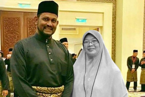 Datin Suziana Mohd Soyong (kanan) dilaporkan meninggal dunia jam 5.40 petang Isnin di Hospital Serdang.