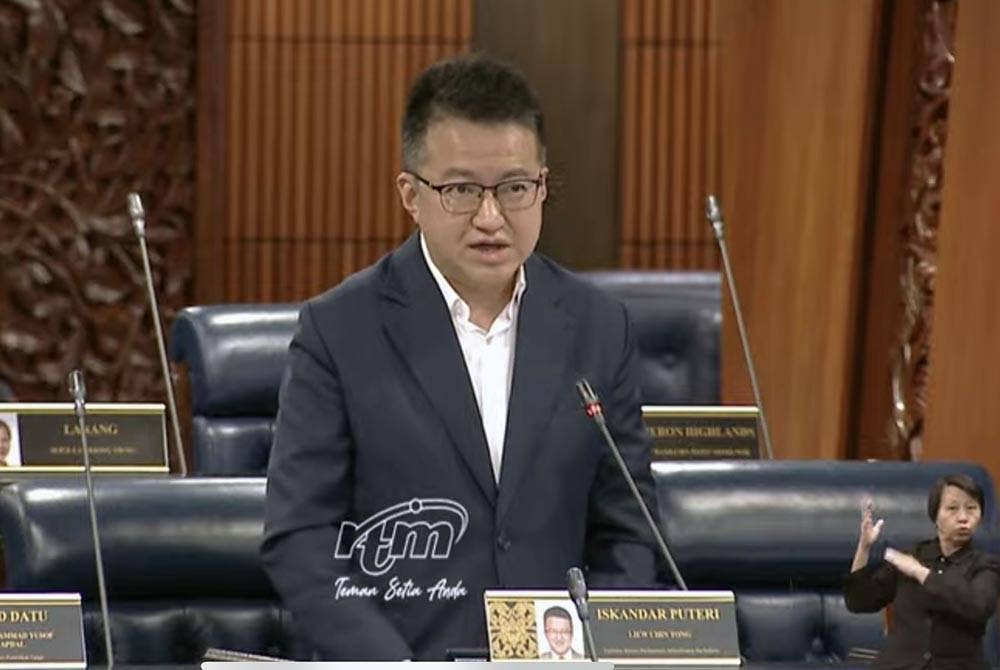 Chin Tong pada sesi sidang Dewan Rakyat pada Rabu.