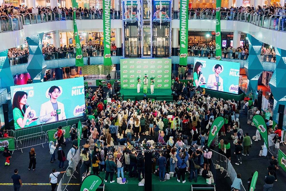 Ribuan rakyat Malaysia teruja apabila Milo merealisasikan impian mereka untuk #JomMinumMILO bersama Sahabat MILO® Park Seo-Jun.