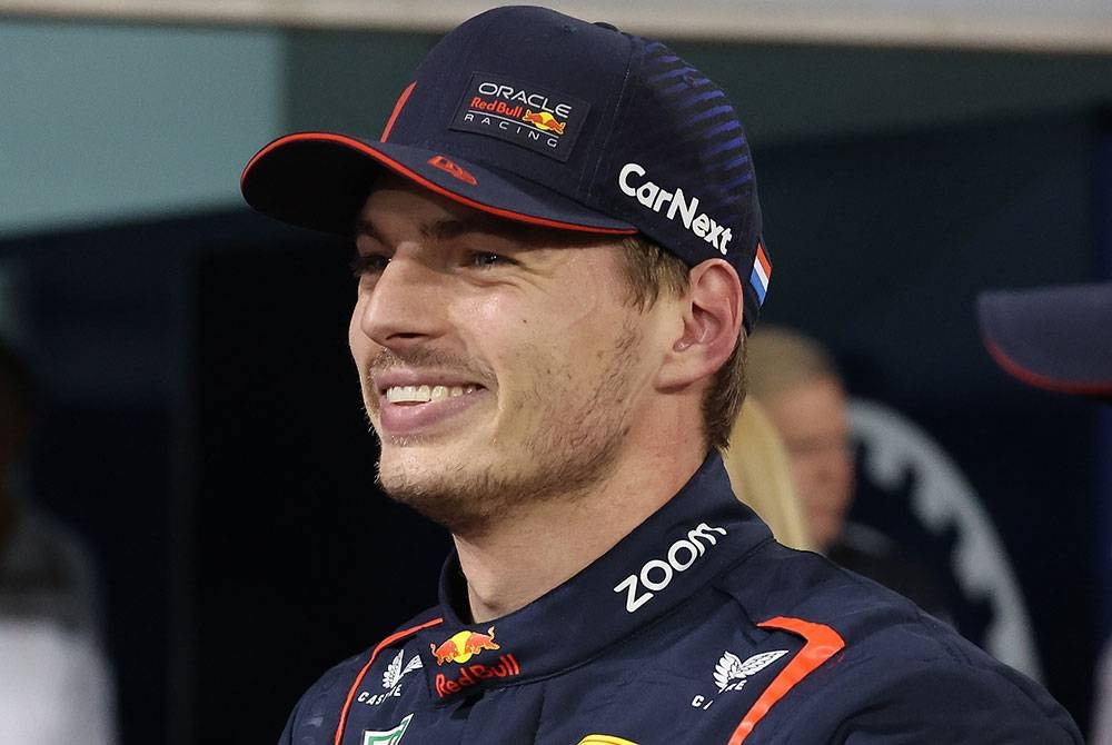 Verstappen meraih petak depan dalam saingan pembuka tirai F1 di Litar Sakhir pada Ahad. - Foto EPA