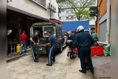 Serbuan dilakukan melalui Tindakan Khas Aktiviti Perniagaan Warga Asing sekitar Kompleks Pasar Borong Kuala Lumpur