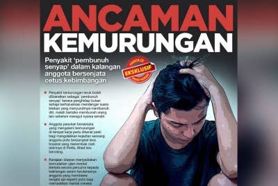 Laporan muka hadapan akhbar Sinar Harian. 