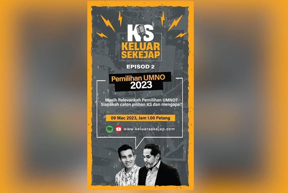 Siaran podcast Khairy Jamaluddin dan Shahril Sufian Hamdan