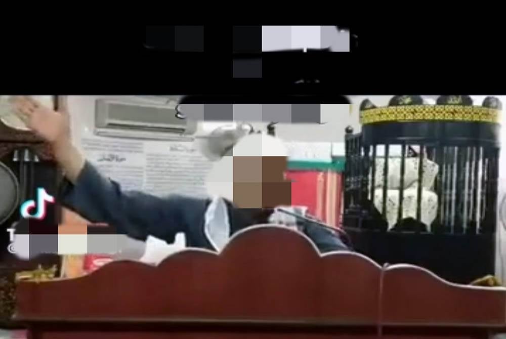 Polis mengesan satu klip video pada tahun 2016 yang kembali ditularkan di media sosial.