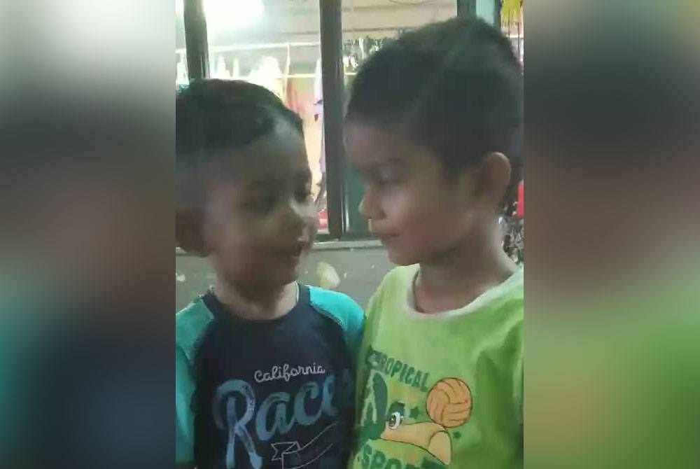 Muhammad Nazeri (kanan) masih hilang dikhuatiri terjatuh dalam sebuah lombong dekat Kampung Kedundong, Pinang Tunggal pada Sabtu.