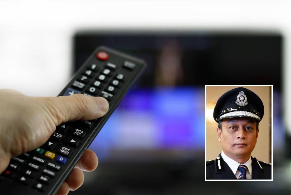 Seorang lelaki, 41, ditahan kerana disyaki membaling alat kawalan televisyen ke arah bapanya sehingga cedera. -Foto 123rf (Gambar kecil: Mohamad Farouk)