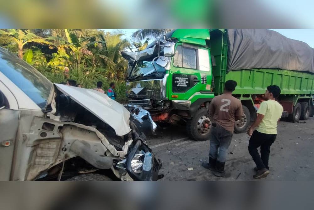 Kemalangan berpunca daripada kegagalan pemandu sebuah lori mengawal kenderaannya sehingga melanggar tujuh kenderaan di hadapannya.