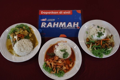 Menu Rahmah yang berharga RM5 itu merupakan inisiatif baik yang wajar dipuji. - Foto Bernama