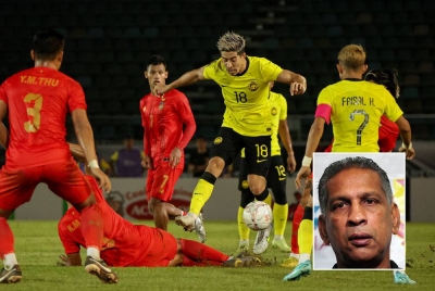 Brendan Gan antara sandaran Pan-gon dalam dua aksi persahabatan antarabangsa bulan ini. Gambar kecil: Sathianathan