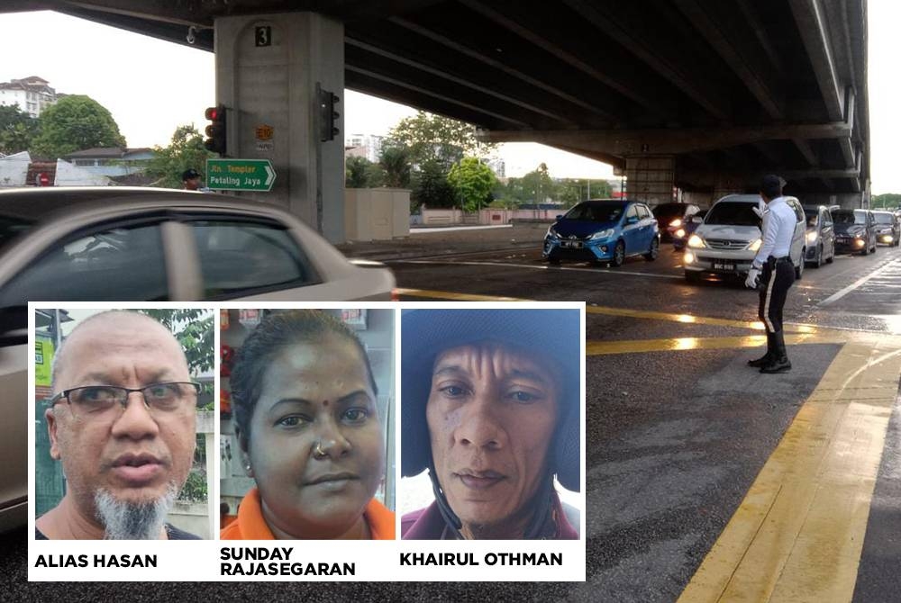 Perjalanan trafik lebih lancar apabila anggota polis trafik ditempatkan di beberapa persimpangan pada Jumaat.