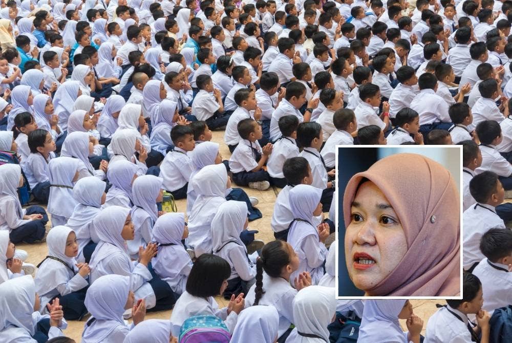Tiada kelas akademik diadakan pada minggu pertama sesi persekolahan bermula 19 Mac dan 20 Mac ini. Gambar kecil: Fadhlina
