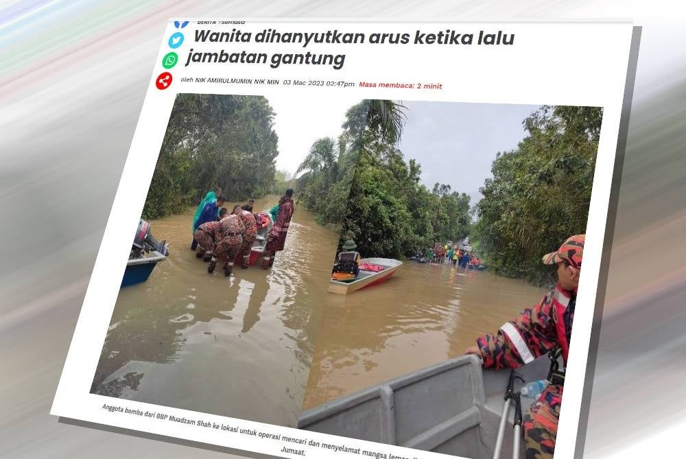 Laporan Sinar Harian pada 3 Mac lalu.