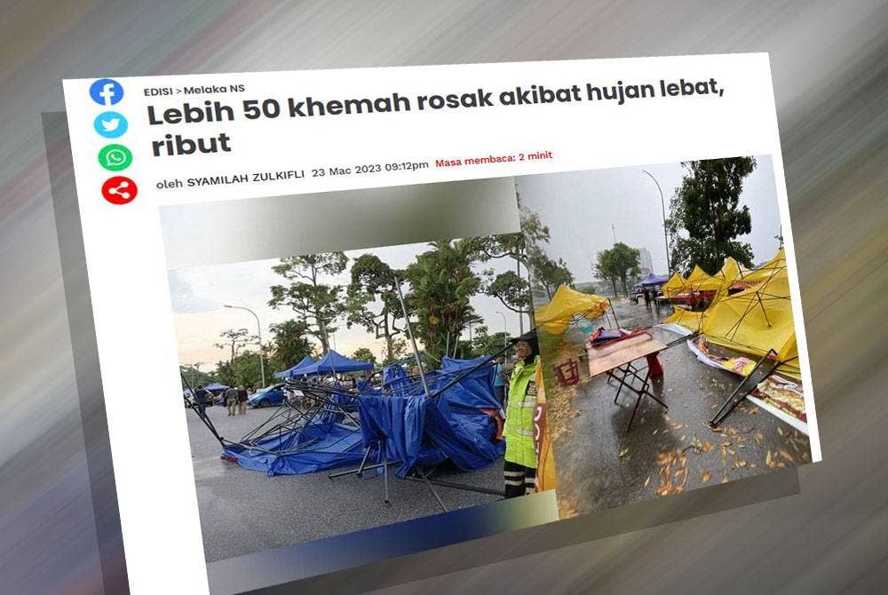 Laporan Sinar Harian pada Khamis.