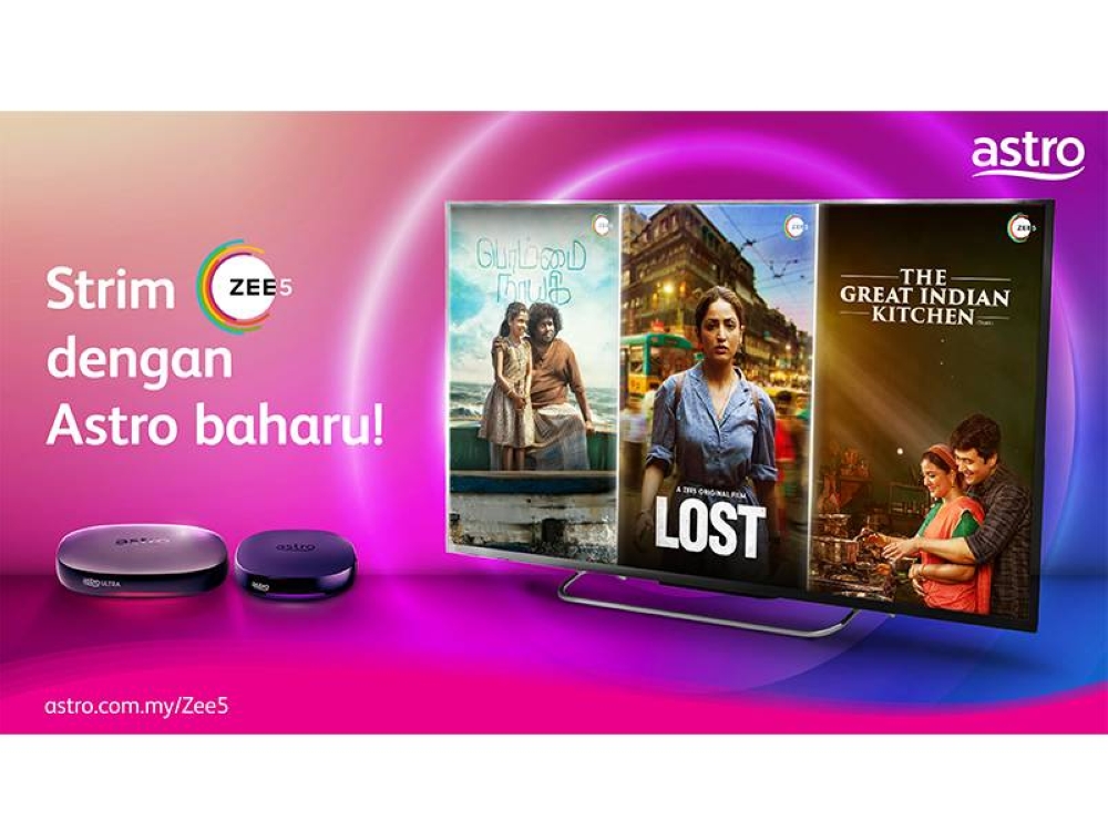 ZEE5 ialah platform kandungan Asia Selatan terbesar yang menawarkan pelbagai kandungan Bollywood dan Kollywood.