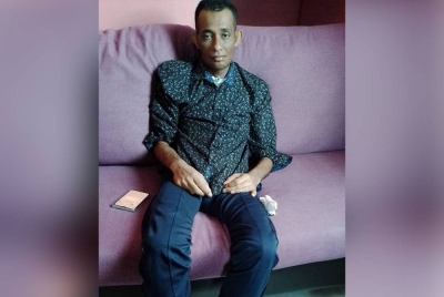 Keadaan Zuraidi yang kini masih menanti rawatan kemoterapi di Pusat Perubatan USM Bertam, Pulau Pinang.
