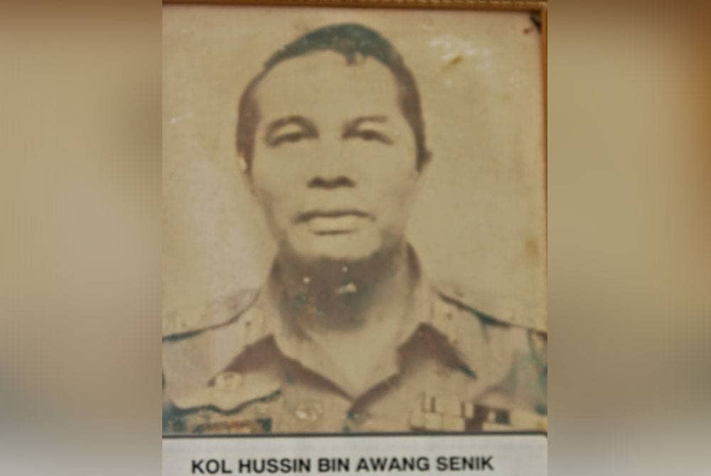 Hussin berkhidmat dengan ATM selama 34 tahun.