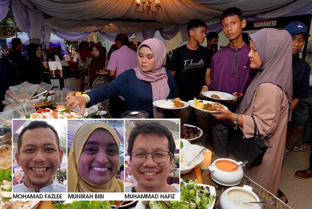 Suasana bufet Ramadan di d'tempat Country Club Negeri Sembilan.