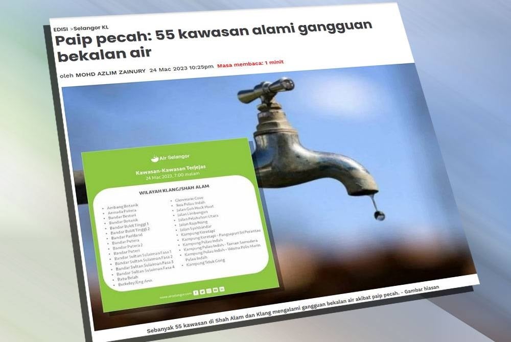 Laporan Sinar Harian pada Jumaat.