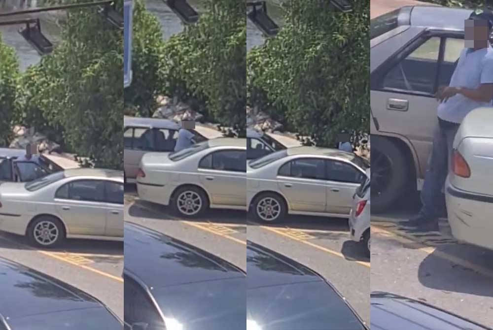 Video memaparkan kejadian pecah kereta di Riverfront City, Sungai Petani pada Jumaat lepas.