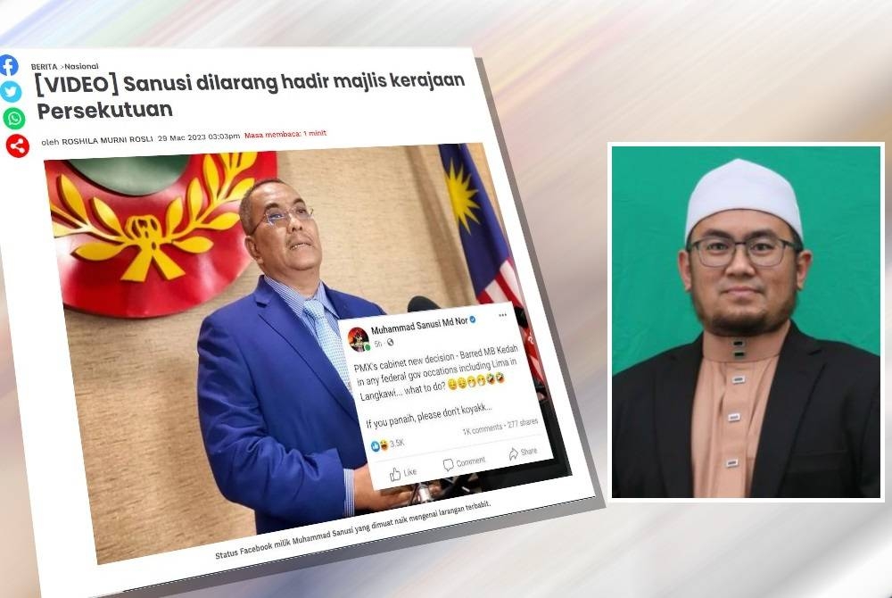 Laporan Sinar Harian pada Rabu (Gambar kecil: Nasrun)