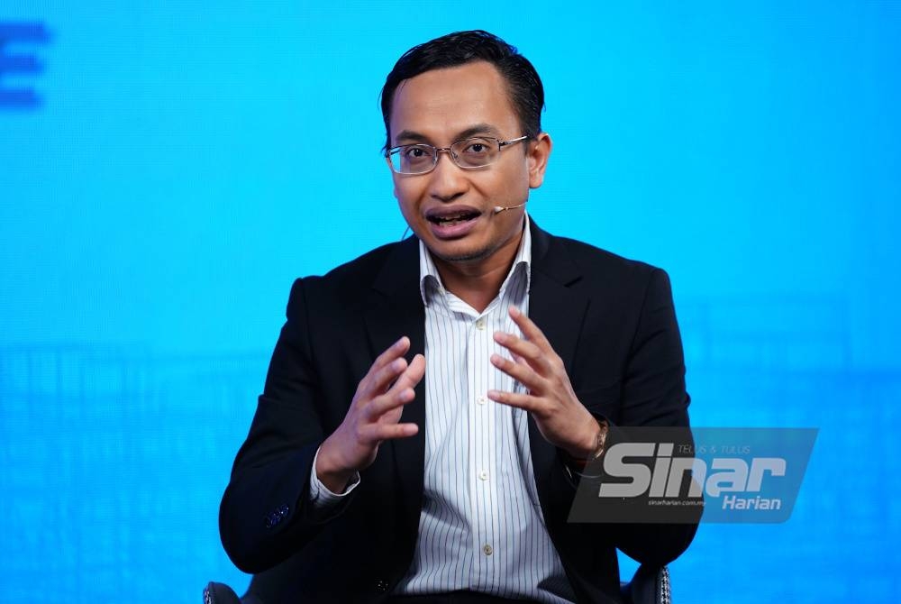 Mohammad Tawfik ketika program Sinar Live bertajuk Pentaasub politik 'spin'. - Foto Sinar Harian MOHD HALIM ABDUL WAHID