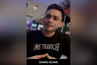 Sharul Hanif Hasran yang dilaporkan hilang.