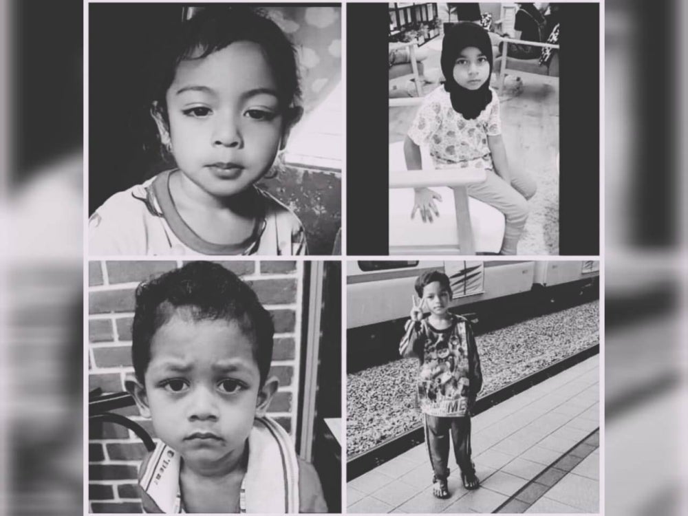  Jenazah empat beradik yang maut dalam kebakaran di Kampung Sabak Awor, di sini malam semalam, selamat dikebumikan di Tanah Perkuburan Islam Batu 6, Bakri, malam Khamis.