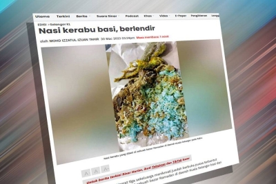 Laporan Sinar Harian pada Khamis.
