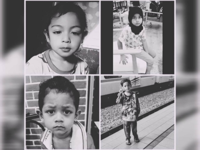  Jenazah empat beradik yang maut dalam kebakaran di Kampung Sabak Awor, di sini malam semalam, selamat dikebumikan di Tanah Perkuburan Islam Batu 6, Bakri, malam Khamis.