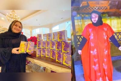 Pernah diejek 'gajah' oleh rakan-rakan sekolah disebabkan berbadan gempal membakar semangat buat Putri Mumtaz Sunnafis Luthfiya untuk bergelar usahawan muda. Putri Mumtaz (kanan) Sunnafis Luthfiya semasa mempunyai berat badan 95kg.