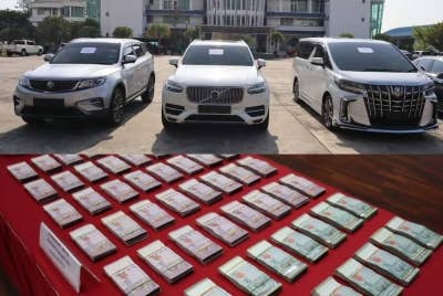 Antara aset sindiket dadah yang disita menerusi serbuan di Pulau Pinang, baru-baru ini.