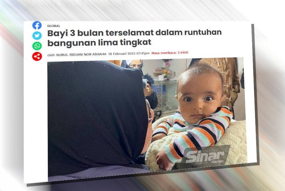 Laporan Sinar Harian pada 18 Februari lalu.