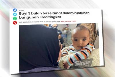 Laporan Sinar Harian pada 18 Februari lalu.