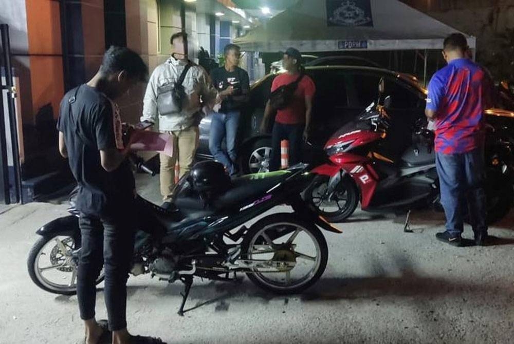Antara kenderaan yang diperiksa dalam Op Samseng Jalanan sepanjang Ramadan ini.
