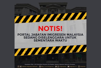 Foto Facebook Jabatan Imigresen Malaysia