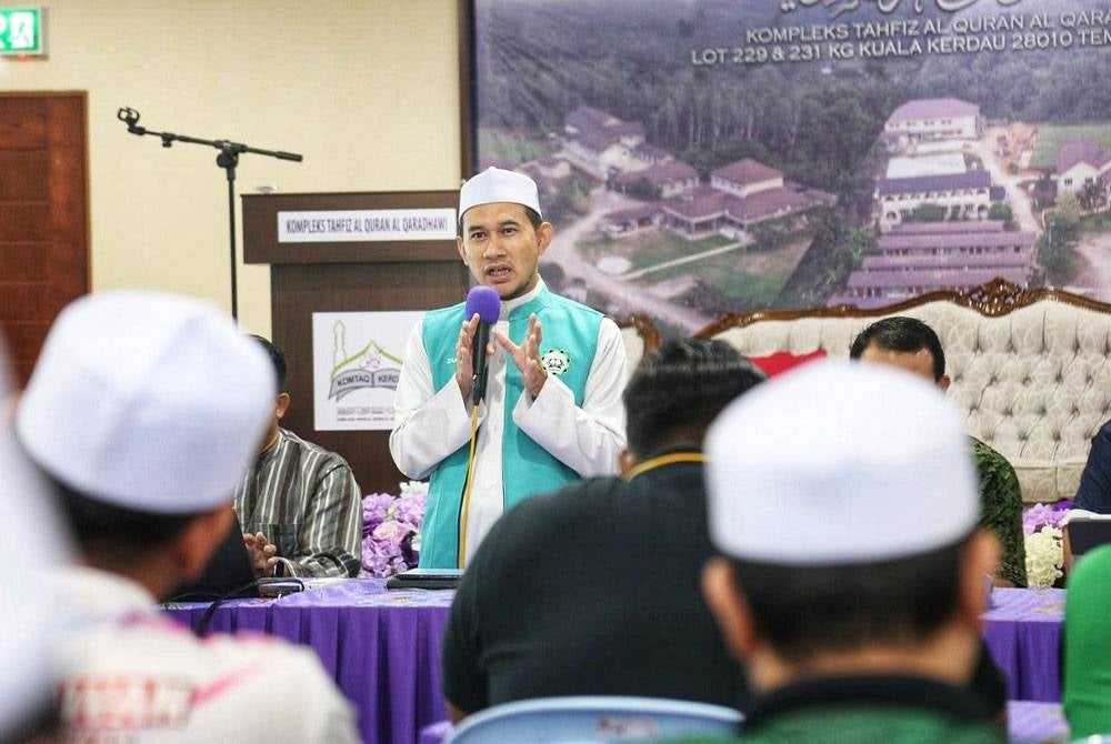 Mohd Zarimi ketika berucapa dalam program tersebut