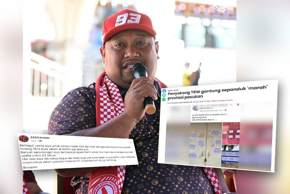 Pemilik Kelantan FC, Zamsaham sedia undur diri