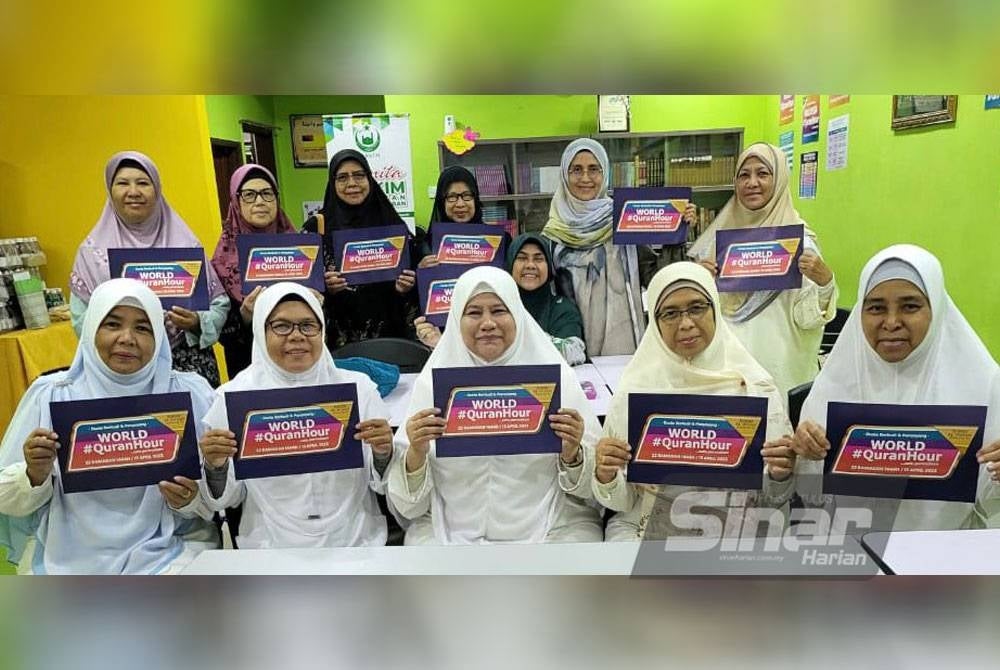 Sahabat al-Quran Rumah Ngaji Haji Sidek menyokong program World#QuranHour.