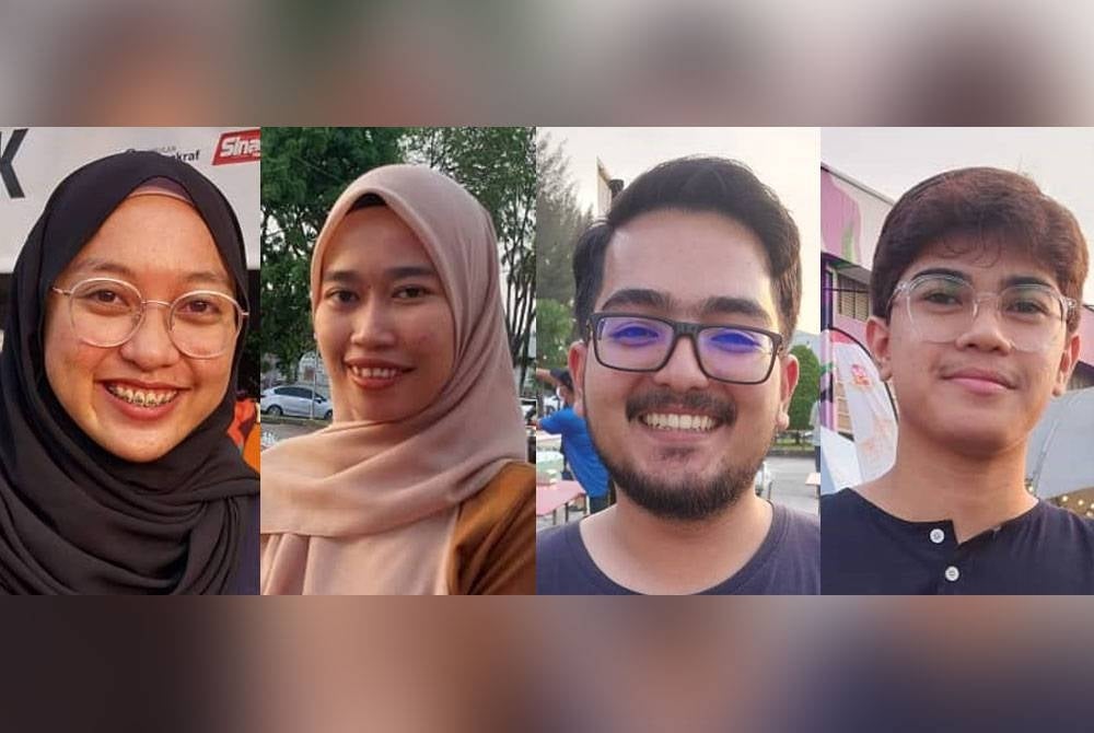 Gambar dari kiri: Nur Khaleeda, Siti Aisah, Alif Adnan dan Syed Muhammad.