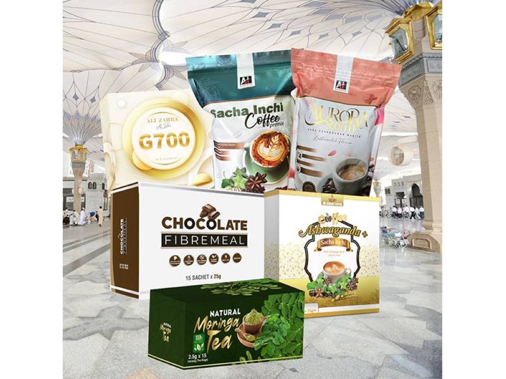 Setiap ejen akan menerima produk seperti Moringa Tea, Chocolate Fibremeal dan Ashwaganda Coffee bagi ketiga-tiga pakej yang ditawarkan.