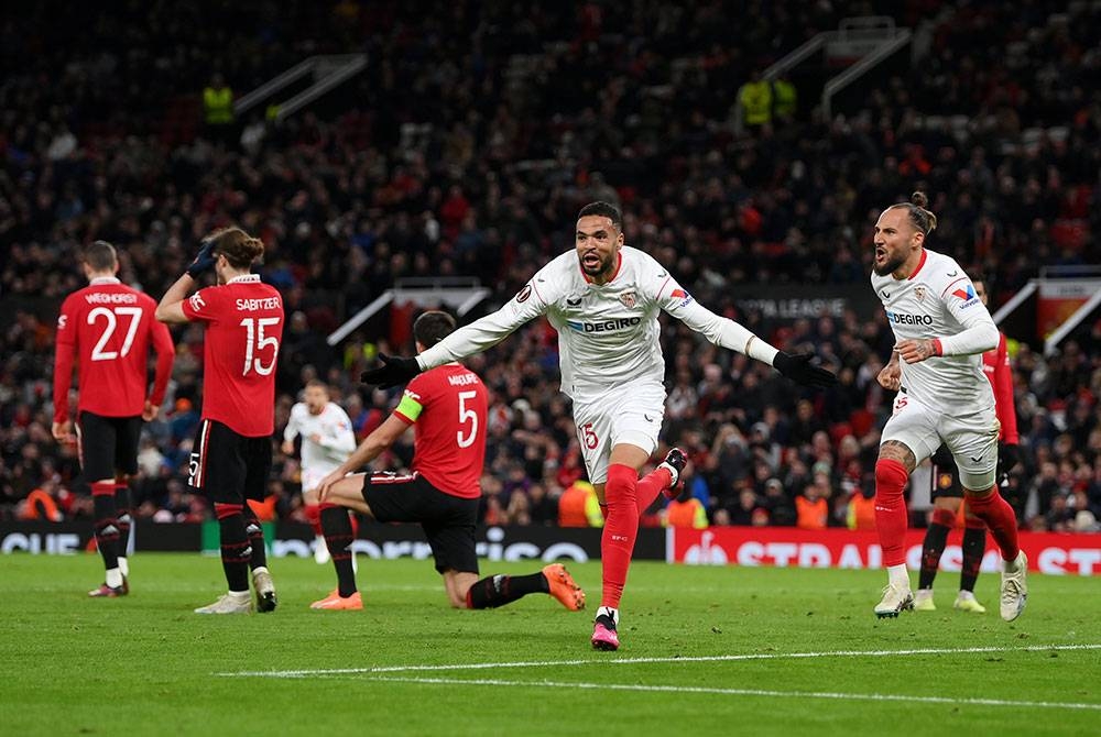 Sevilla bangkit ketinggalan dua gol ikat United
