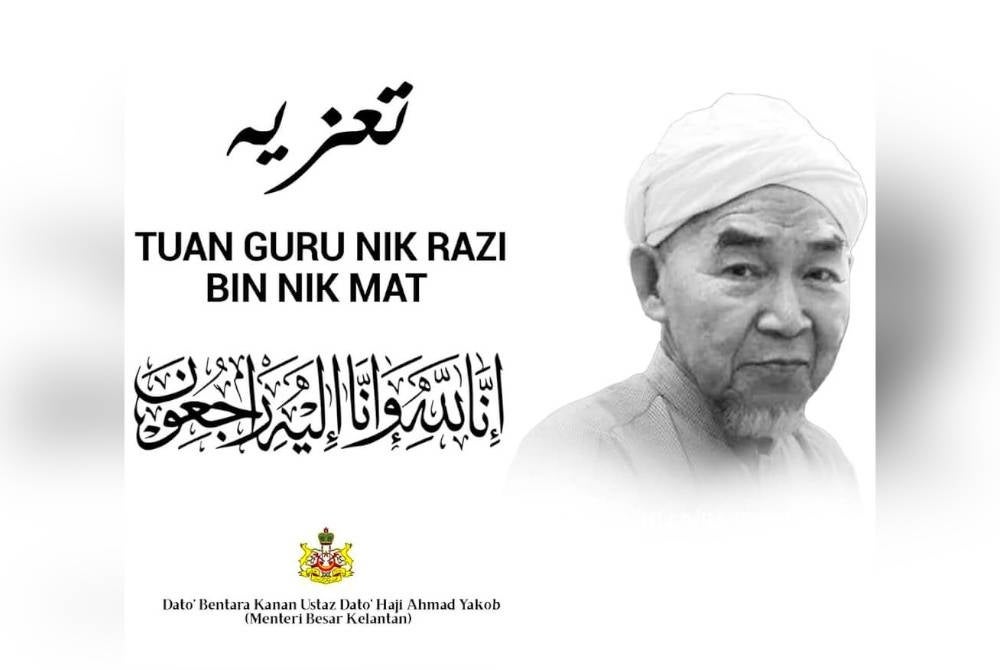 Tokoh ulama Kelantan yang juga adik kepada bekas Menteri Besar Kelantan, Allahyarham Nik Abdul Aziz Nik Mat iaitu Nik Razi Nik Mat meninggal dunia, pada Isnin.