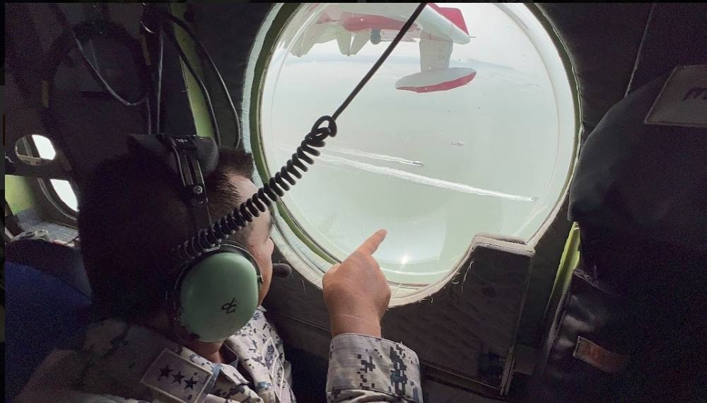 Saiful Lizan meninjau aset Maritim Malaysia yang melaksanakan Op Pagar Laut bermula 9 April hingga hujung bulan ini.